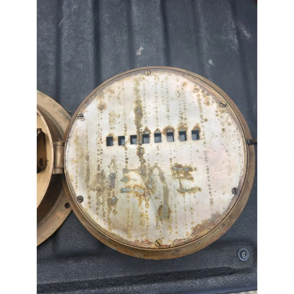 Vintage Brass Revaluation Steam Counter for Steam Engines Made In USA